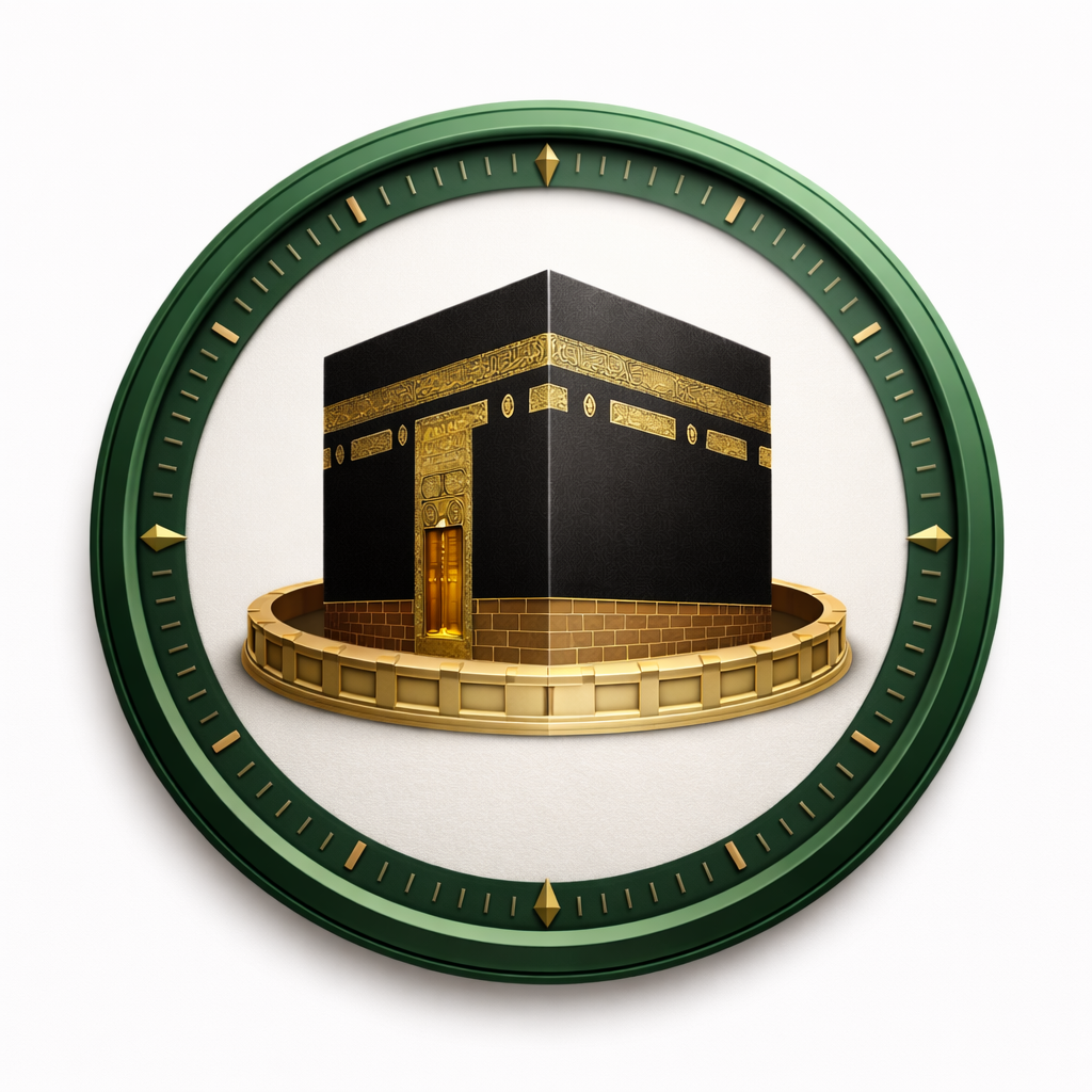 AI Qibla — Compass & Notes app icon